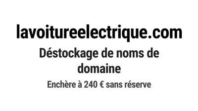 Nom de domaine lavoitureelectrique.