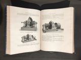 an open book with a picture of a machine on it