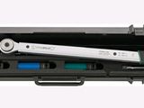 a tool in the case that is open and ready to be used