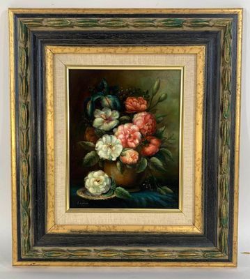 LEVIEUX (XXe s.) : Bouquet de pivoines. - Photo 1