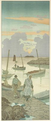 Henri Rivière (1864-1951) - Le crépuscule. - Photo 1