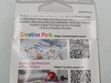 packaging for a creative park product with a qr code on it