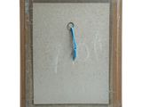 a picture of a picture of a blue pen on a piece of paper