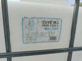 a sign on the back of a refrigerator that says cuve u b ' s