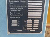a picture of a machine that has a label on it