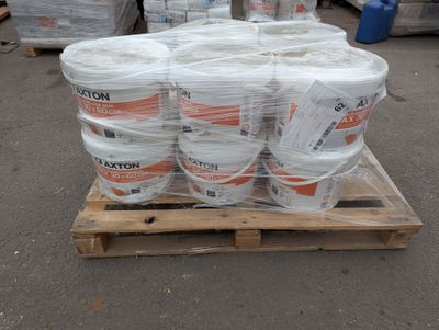 a pallet full of rolls of toilet paper on a pallet