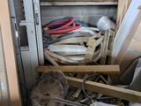a picture of a room that has a bunch of items in it