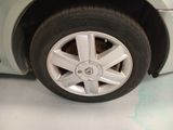 a cat that is hiding under a car tire