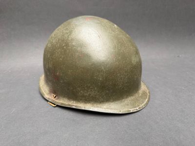 a helmet that is sitting on a table