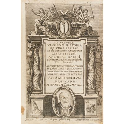 a black and white drawing of a plaque with a picture of a man on it