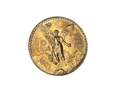 une image représentant une pièce d'or sur laquelle figure une femme tenant une épée