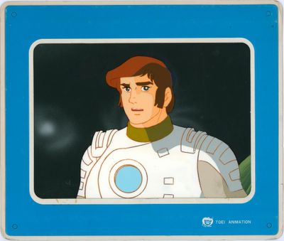 a picture of a picture of a man in a space suit