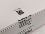 a white box that has a qr code on it