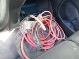a car that has a bunch of wires in it