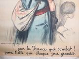 a drawing of a woman holding a baby in her arms