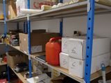 a room filled with lots of boxes and shelves