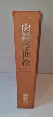 a brown book with chinese writing on it sitting on a table
