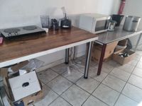 Mobilier du restaurant comprenant grande table haute, 7 tabo… (photo 5)