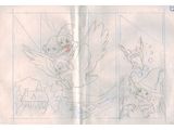 two pages of a story book with a picture of a cat and a dog