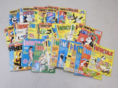 beaucoup de bandes dessinées qui sont sur la table