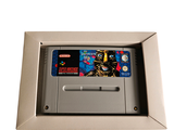 a video game in a box on the wall