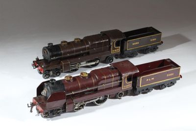 JEP ÉCH O LOCOMOTIVE type VAPEUR 120 SNCF ( S 59 ) avec son TENDER EUR