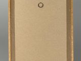 a painting of a wooden frame with a ring on top of it