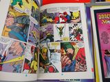 a picture of a comic book open on a table