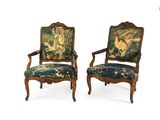 paire de fauteuils français de style Louis XV du XIXe siècle