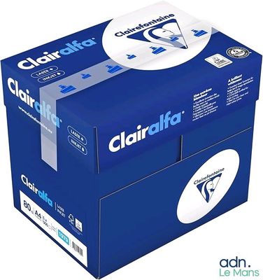 clarita white paper, 8 x 8 in, 500 sheets / carton
