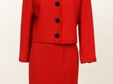 an image of a red dress and jacket on a mannequin mannequin mannequin mannequin mannequin mannequin mannequin mann