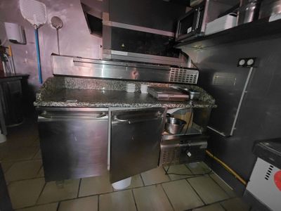 Tour réfrigéré mobile en inox avec saladette en partie supérieure, pla - Photo 1