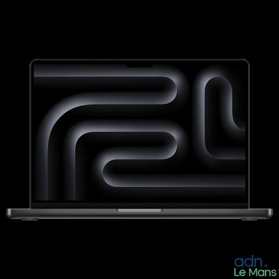 a close up of a laptop computer on a black background