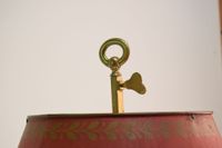 Lampe de type "Bouillotte" à trois feux de lumière en laiton… (photo 3)