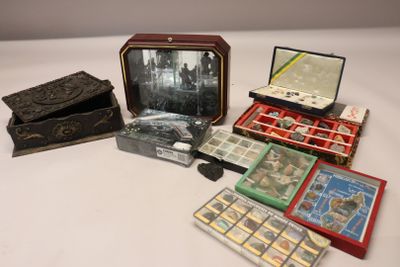 a lot of items that are sitting on a table