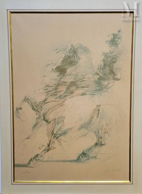 Claude WEISBUCH (1927-2014) Cavalier