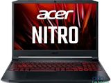 the acer nitro laptop is open and ready to use