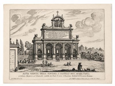 un dessin représentant un bâtiment surmonté d'une horloge