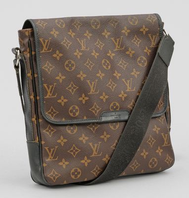 sac messager Louis Vuitton en toile Monogram
