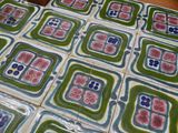 a lot of tiles that are on the table