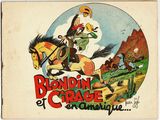 an old comic book with a cowboy riding on a horse