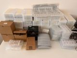 a lot of boxes and packages on a table