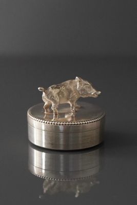 Boîte à dent de lait ou à pilule en argent 925 millièmes, le…