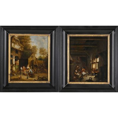 ECOLE FLAMANDE du XVIIè. Monogrammée. - Photo 1