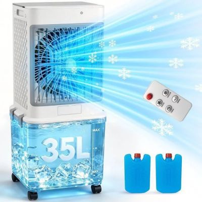 une glacière équipée d'une télécommande placée sur le dessus