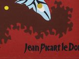 a red book cover with a picture of a butterfly on it