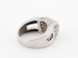 an image of a white gold ring with diamonds on a white background