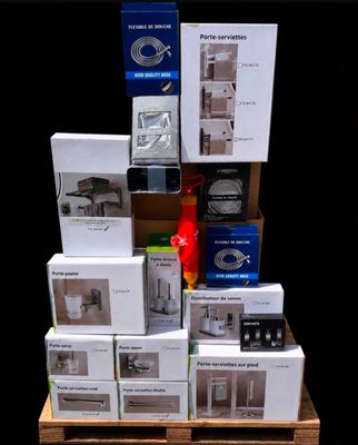 a lot of boxes that are stacked on top of each other