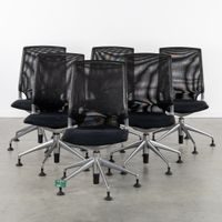 Alberto Meda (1945) Lot de 6 chaises de bureau « Meda Chair … (photo 2)