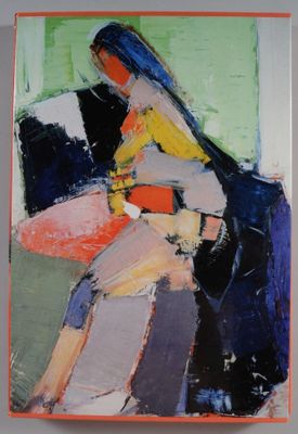 une image d'un tableau représentant une femme assise sur une chaise